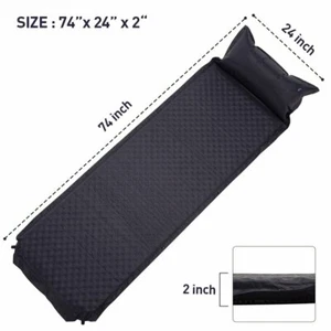 Ultralight Air Mattress Bed Inflatable Camping Travel Sleeping Cushion Seat Pads - Picture 1 of 10