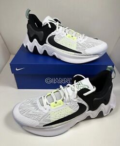 Nike Giannis Immortality 2 Men’s Size 12 Basketball Shoes White/Black DM0825-101