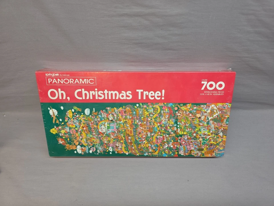 Springbok Hallmark Panoramic Oh Christmas Tree Puzzle Over 700 Pcs PZL9809