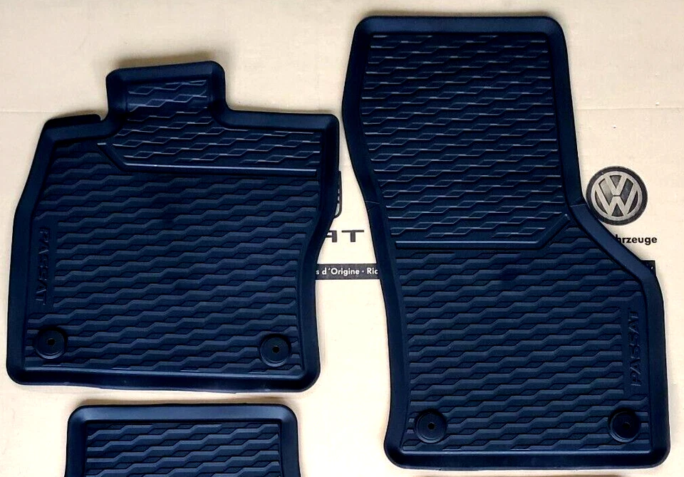 original VW Passat B8 Fußmatten Typ 3G Gummimatten nur 2 vordere rubber mats