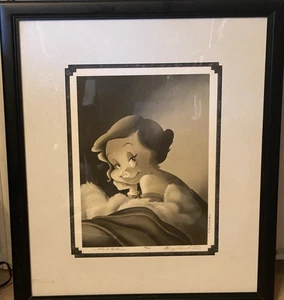 Warner Bros Looney Tunes Portrait Series Petunia Pig Art Limited Not Cel - Picture 1 of 4