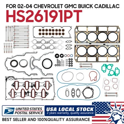 Juego de juntas de culata de equipo original + pernos HS26191PT aptos para GMC Envoy XUV 2004 Foto 1 de 4