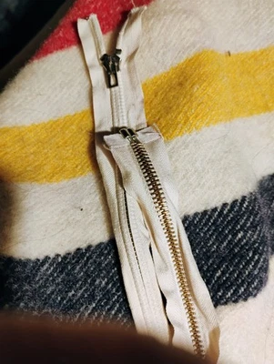 Waldes Kover Cremallera Años 40 50 EE. UU. De Colección Metal Dorado Latón Separador Extremo Abierto 18 Marfil Foto 1 de 3