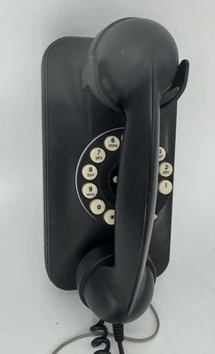 Crosley Wall Phone with Push Button Technology  - Black 1950’s Replica - Image 1 of 4