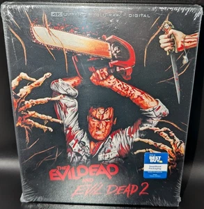 Evil Dead + Evil Dead 2 4K Ultra HD + Blu-Ray Steelbook (Best Buy Exclusive) - Picture 1 of 6
