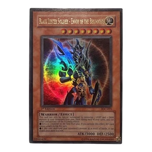 Yugioh Black Luster Soldier Envoy of the Beginning Ultra Rare 1st Ed IOC-025 DMG - Bild 1 von 6