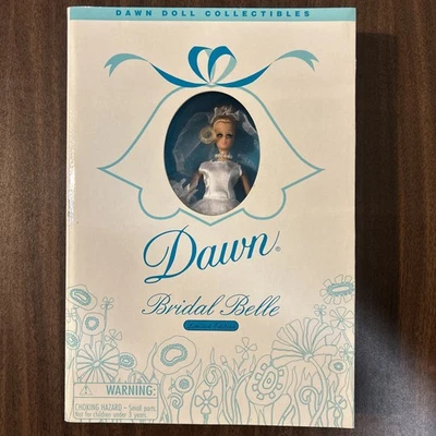 NRFB Dawn Bridal Belle Checkerboard Toys 2002 HTF BLOND HAIR, PRISTINE CONDITION - Image 1 of 4