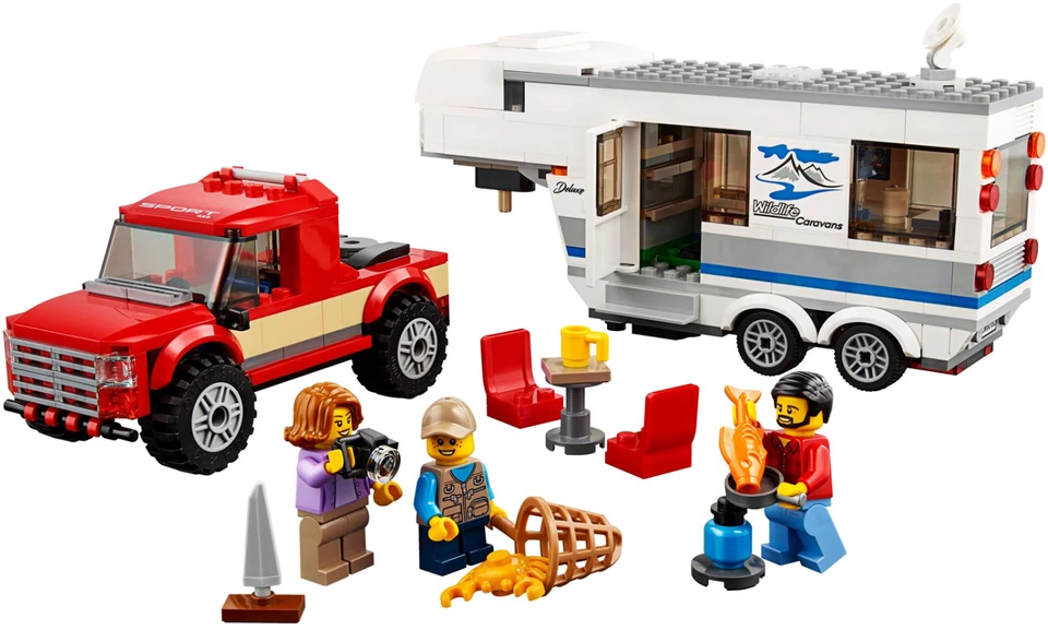 LEGO Pick up and Caravan, Set # 60182 COMPLETE - Image 1 of 1
