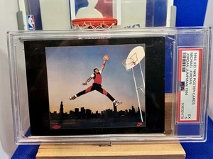 1994 Upper Deck Nike Poster Cards Michael Jordan Jordan Jumpman 1984 PSA 5 - Picture 1 of 3
