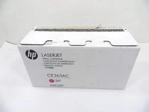 Genuine New Sealed HP CE263AC Magenta toner print cartridge - Picture 1 of 3