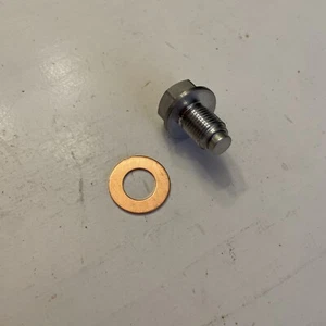 NEW NISSAN INFINITY MAGNETIC STAINLESS STEEL OIL DRAIN PLUG M12 X 1.25 FRONTIER - Picture 1 of 4