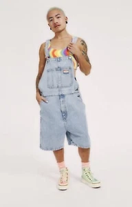 BNWT LEVI'S® PRIDE LIBERATION SHORTALLS Overalls Dungarees S 32W Original - Picture 1 of 12