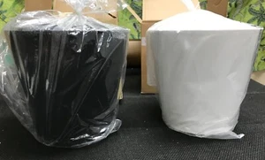 LaDoVita Black Plastic Planters Set of 7 Model PT-PL01 NEW - Picture 1 of 23