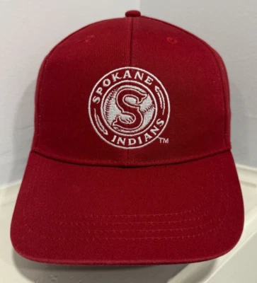 Spokane Indians Washington State Cougars Adjustable Hat Red Cotton - Image 1 of 4