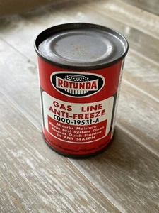 FORD ROTUNDA GAS LINE ANTI-FREEZE 4OZ. FULL CAN Part #C000-19531-A - Picture 1 of 2