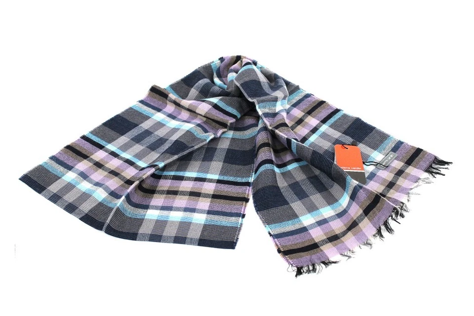 Sciarpa Uomo Pierre Cardin Pashmina Jc3585 P01 lilla Made In Italy - Immagine 1 di 1