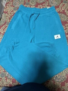 Nike Air Jordan Active Joggers Sweatpants, Womens Teal XS Loose Fit DQ4607-367 - Picture 1 of 7