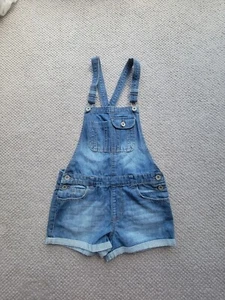 Denim Co Dungaree Shorts - Picture 1 of 2