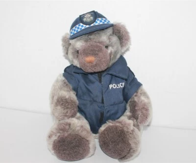 Constable T. Bear Victoria Police Plush Toy Blue Ribbon 13" - Image 1 of 4