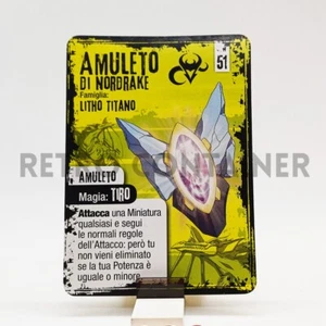 HUNTIK SECRETS & SEEKERS - Card Amuleto di Nordrake - Picture 1 of 1