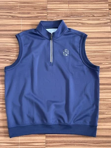Mens Johnnie O 1/4 Zip Golf Vest Blue size XL - Picture 1 of 5