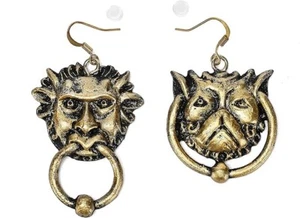 Door Knocker Earrings - Labyrinth - Handcrafted Resin Jewelry for Fans - Picture 1 of 4