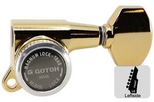 Sintonizadores de bloqueo GOTOH SG381-07-MGT con perillas pequeñas - dorados - 6 L - Imagen 1 de 5
