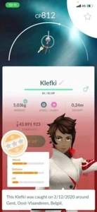 Klefki (France Regional) ☑️ Pokemon Go ☑️ - Picture 1 of 1