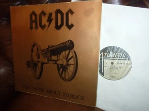 AC/DC, Four Those About To Rock, Heavy Metal, German Atlantic ATL 50581 LP 1981 - Foto 1 di 3