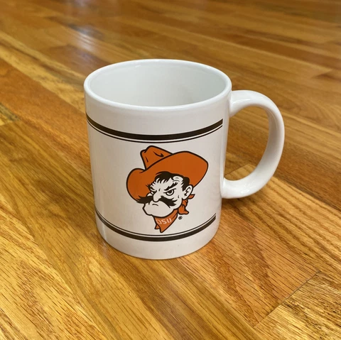 Oklahoma State University Coffee Mug Cowboy Pistol Pete OSU Cowboys Mug Cup Cover
