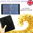 480 Album Coin Penny Money Storage Book Case Folder Holder Collection Collecting