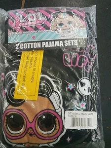 New Girls LOL Surprise Cotton Knit Pajamas 2 Sets Size 4 - Picture 1 of 4