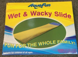 Aquafun WET & WACKY SLIP & SLIDE Swimming Pool Summer Kids Children Outdoor Fun - Picture 1 of 1