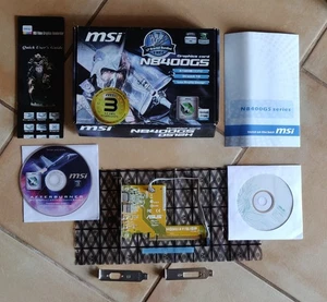 MSI GeForce N8400GS 512MB DDR2 PCI-E x16 DVI Video Card Open Box FREE SHIPPING - Picture 1 of 8
