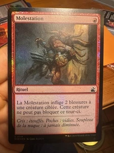 French Foil Mugging 🚫 Molestation 🚫 Ravnica Remastered • NM • Mtg (1090) - Picture 1 of 4