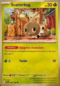 Scatterbug 008/198 SV01: Scarlet & Violet Base Set Regular - Picture 1 of 1