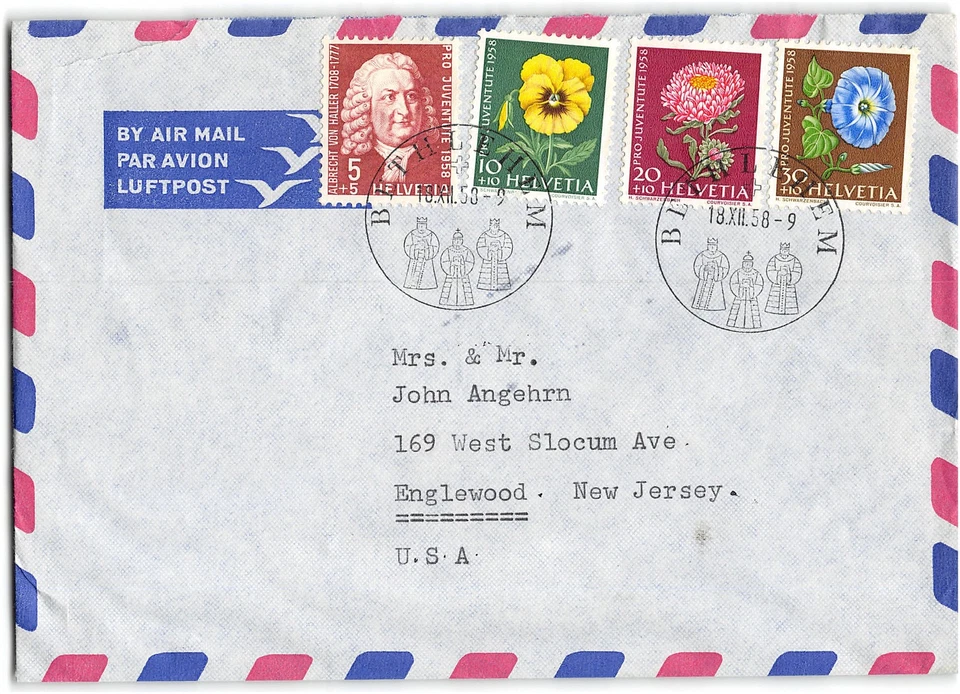 Switzerland to NJ, 1958 - Image 1 of 1
