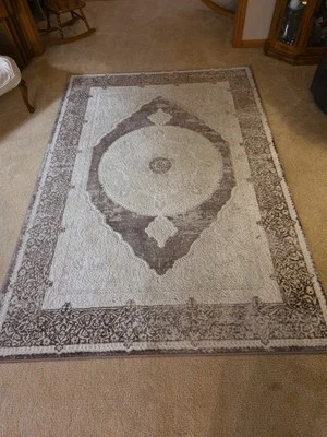 Moscow Rug  Design  # Z 1043 Color Brown, Size 5×8 Ft - Image 1 of 4