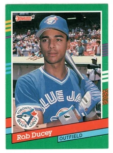 Rob Ducey - Toronto Blue Jays - 1991 Donruss Baseball # 705 Mint - Picture 1 of 1