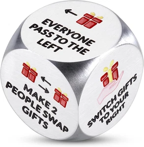 Santa Swap Geschenk Tausch Würfel, Weihnachten Spiele Würfel Strumpf Stuffers für Party  - Bild 1 von 12