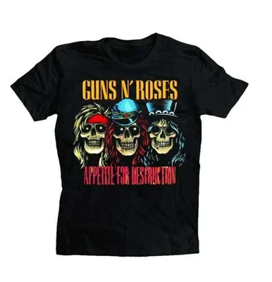 Camiseta Guns N Roses Appetite for Destruction | Camiseta Clásica Rock Band Talla S-4xl Foto 1 de 3
