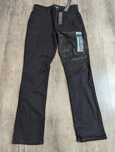 Lees Jeans NWT Women's Size 8 Black Straight Leg Mid Rise Jeans BL - Picture 1 of 10