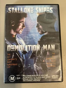 Demolition Man (DVD 1993) Sylvester Stallone/Wesley Snipes - GREAT CONDITION - Picture 1 of 3
