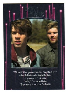 UNDER THE DOME SEASON 1 THE QUOTABLE UNDER THE DOME INSERT TRADING CARD Q1 - Bild 1 von 2