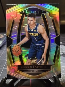 2018 Panini Select Premier Level Silver Prizm Michael Porter Jr RC #134 Nuggets - Picture 1 of 2