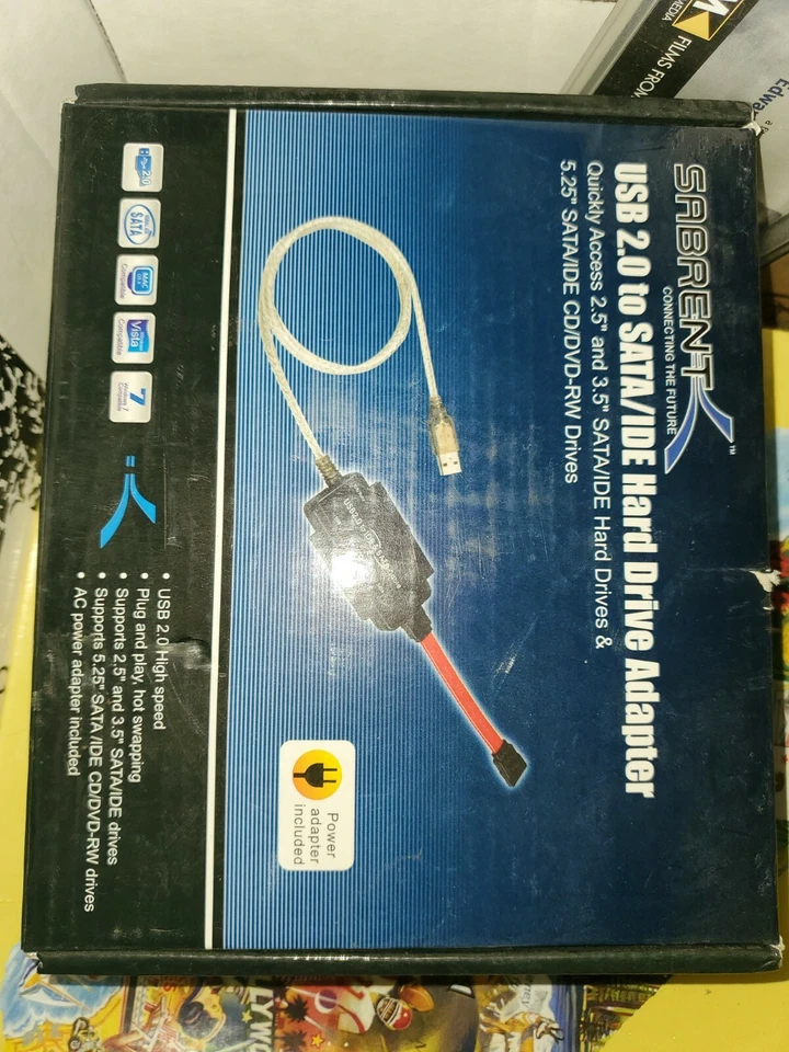 Sabrent USB-DSC5 USB 2.0 to SATA/IDE 2.5/3.5 Inch Hard Drive Power Adapter CE10 - Image 1 of 1