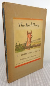 THE RED PONY John Steinbeck ILLUSTRATED EDITION 1945 Wesley Dennis Novellas VG! - Foto 1 di 5
