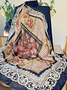 Schal/Schal/Shawl★En soie italy- handgerollt- 41g★Seidenschal Schal Sehr guter Zustand - Bild 1 von 9