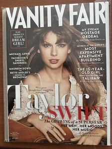 VANITYFAIR MAG: Taylor Swift Cover + Inside Story ; April 2013, BN In CS + CBB - Picture 1 of 2