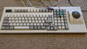 ione Scorpius 35 Trackball Keyboard PS/2 Beige Cherry Blue Mechanical Switches - Bild 1 von 3